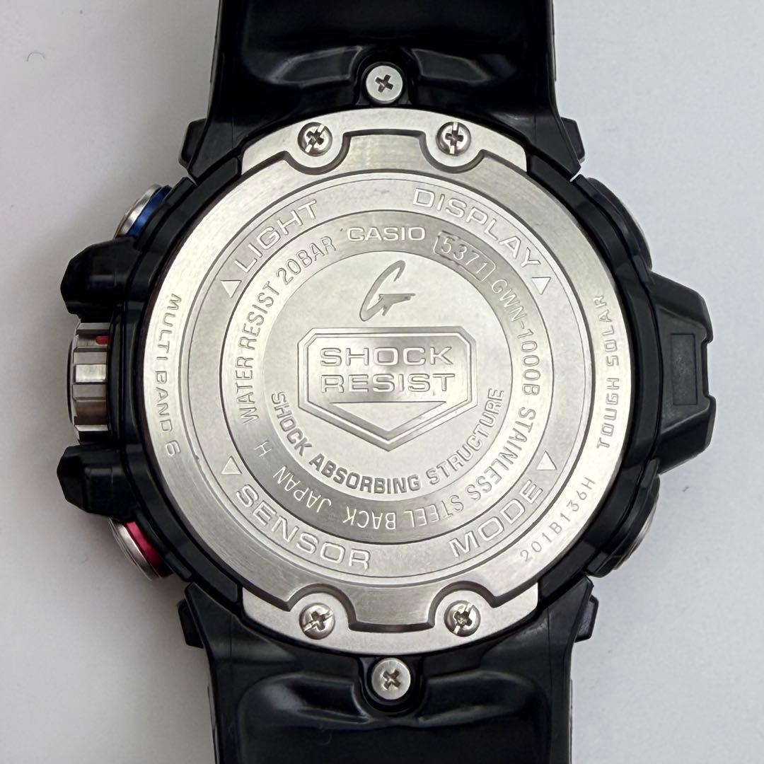 美品 カシオ G-SHOCK ガルフマスター　GWN-1000B デジアナ