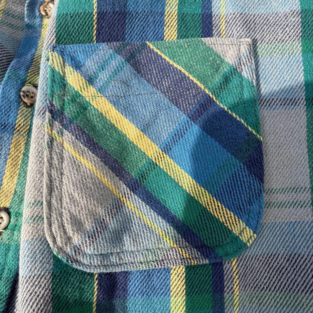 名作✨ 80s~90s St John's Bay ネルシャツ USA製