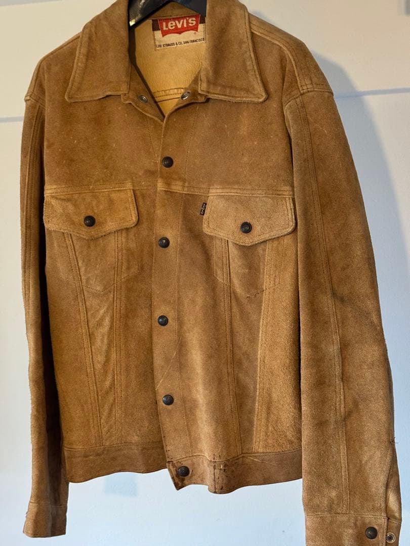 ビッグサイズ！LEVISリーバイス スエードジャケット bigE ヴィンテージ