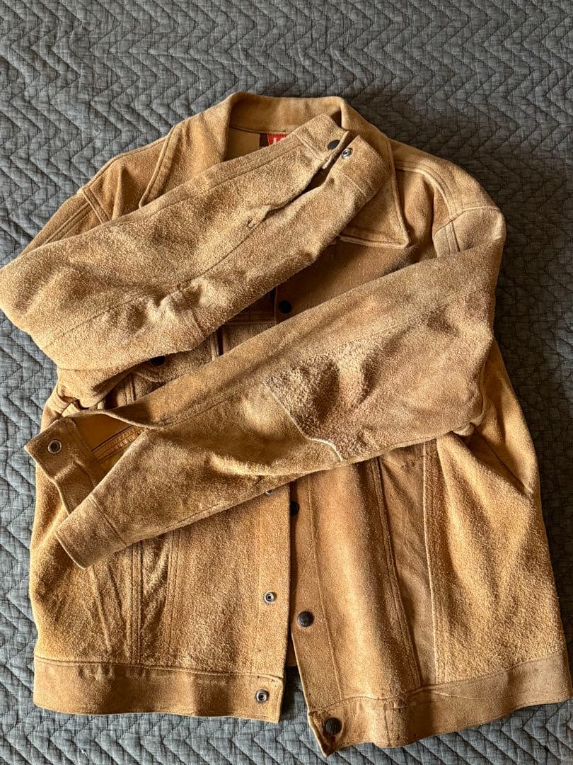 ビッグサイズ！LEVISリーバイス スエードジャケット bigE ヴィンテージ