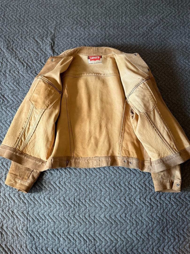 ビッグサイズ！LEVISリーバイス スエードジャケット bigE ヴィンテージ
