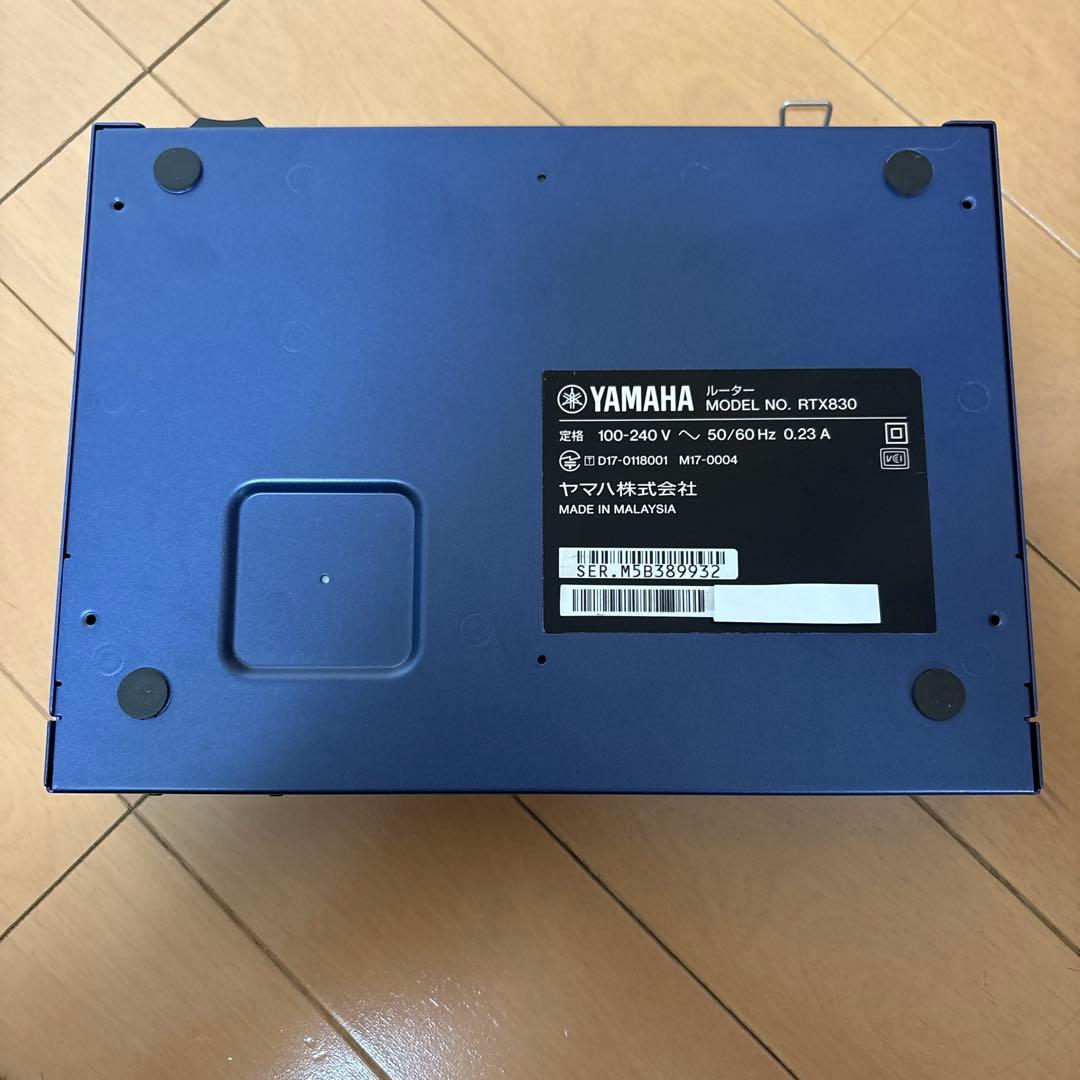 【美品】YAMAHA RTX830 有線LANルーター
