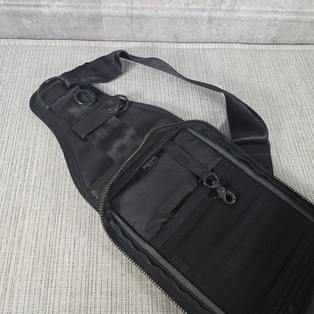 極美品　PORTER　ポーター　ヒート　スリングショルダー　ボディバッグ