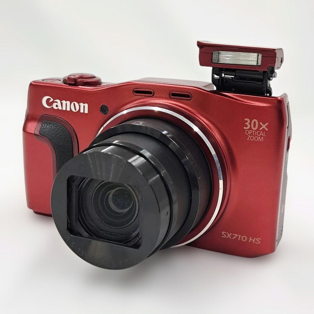 Canon Power Shot SX710HS デジタルカメラ レッド 稼働品