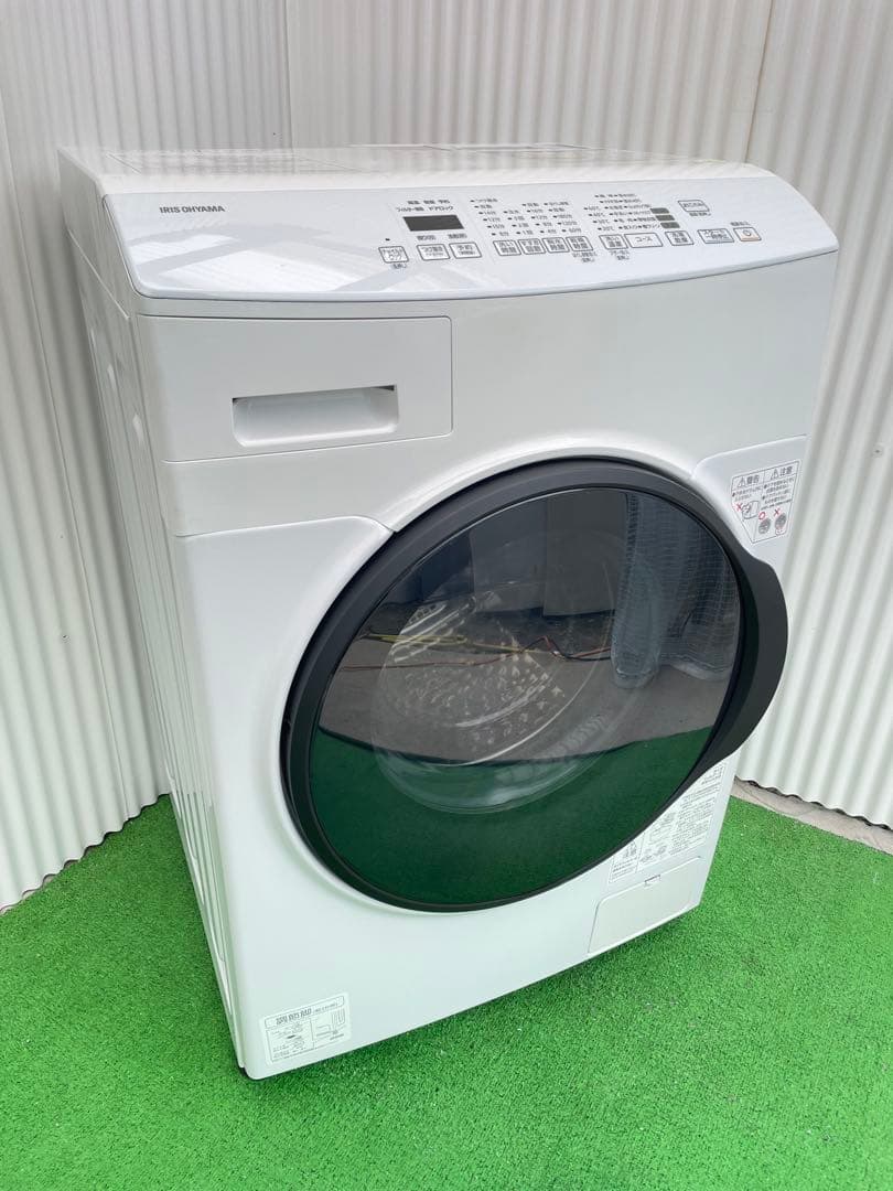 858 アイリスオーヤマ 8kg ドラム式洗濯乾燥機 温水ヒーター シワ取り搭載