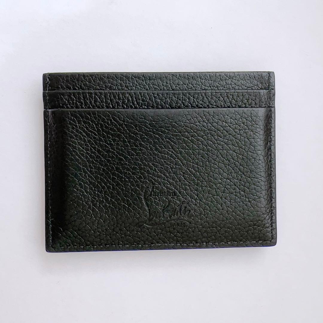 ルブタン　スパイクスタッズ　カードケース　カード入れ　定期入れ　ミニ財布　極美品