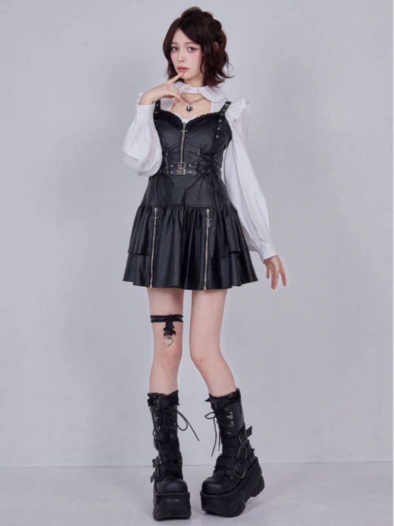 QOOZA IMVAL Leather Dress レザードレス