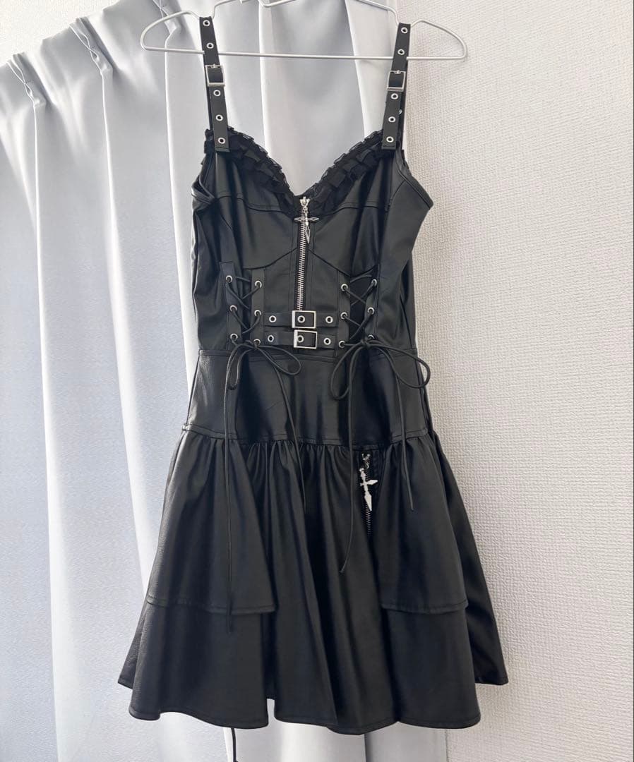 QOOZA IMVAL Leather Dress レザードレス