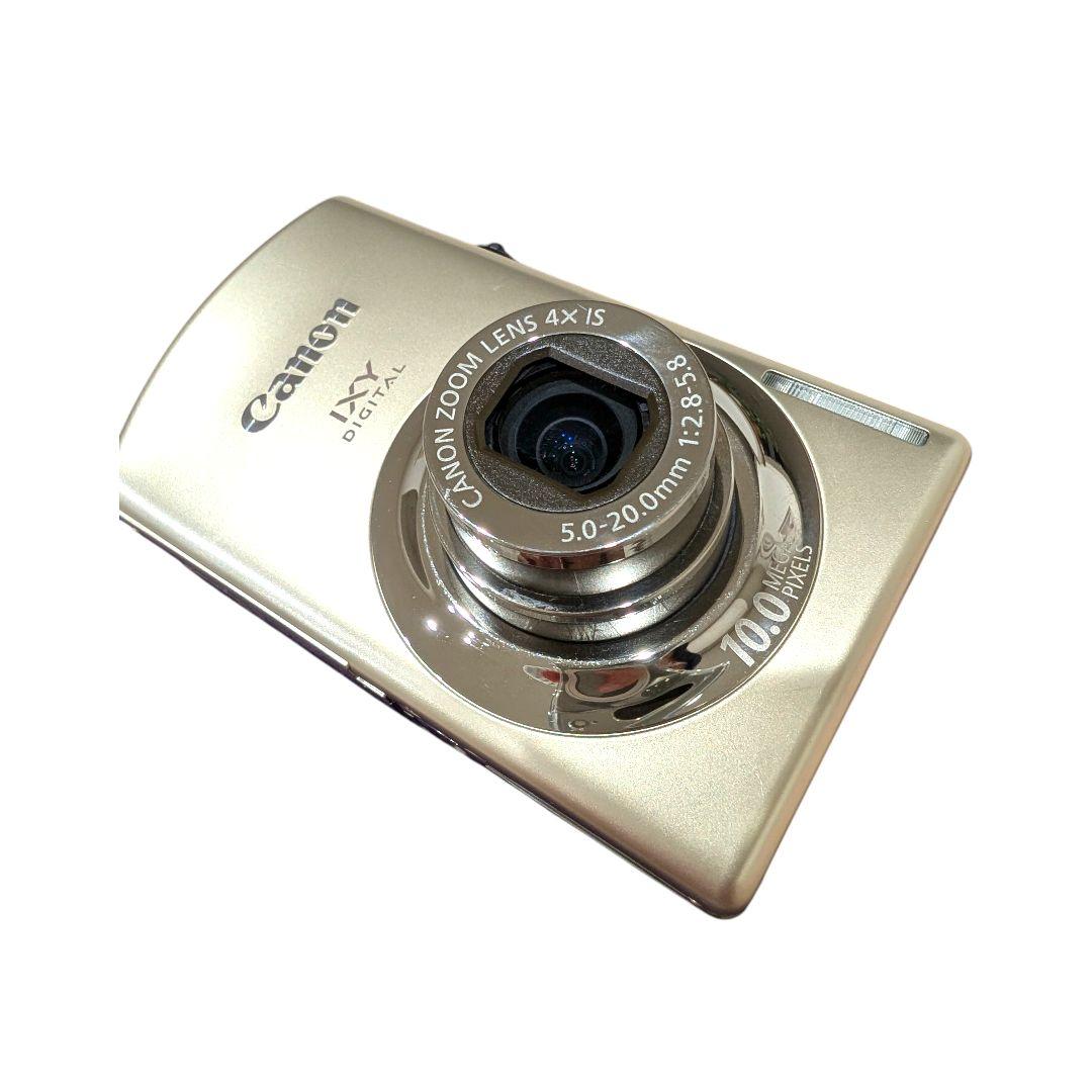 美品 動作確認済 Canon IXY 920IS デジカメ ゴールド 充電器付