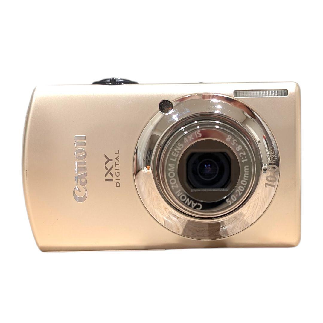 美品 動作確認済 Canon IXY 920IS デジカメ ゴールド 充電器付
