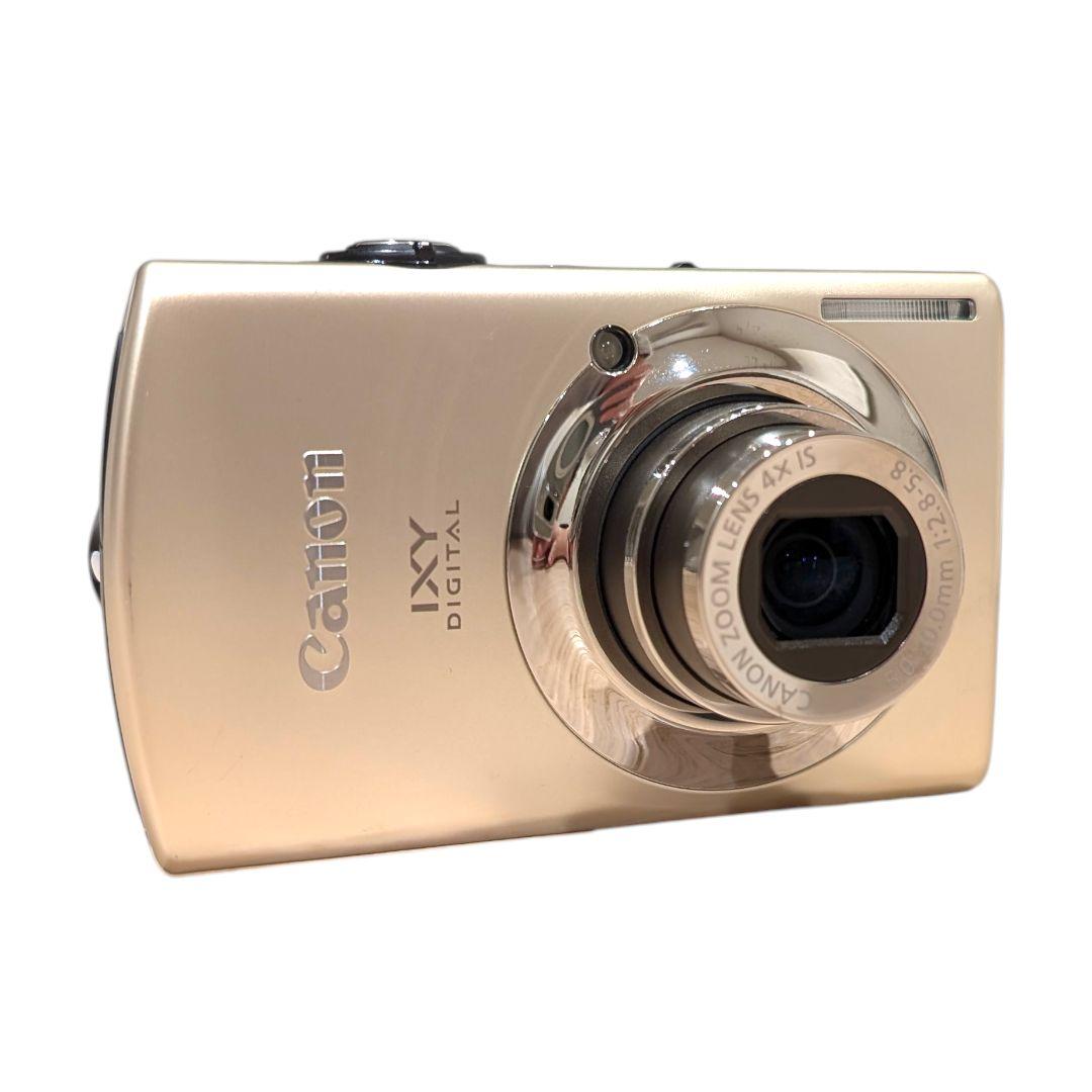 美品 動作確認済 Canon IXY 920IS デジカメ ゴールド 充電器付