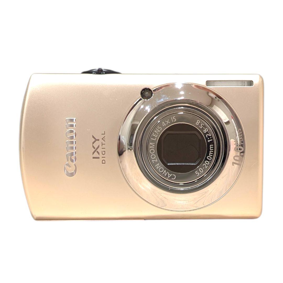 美品 動作確認済 Canon IXY 920IS デジカメ ゴールド 充電器付