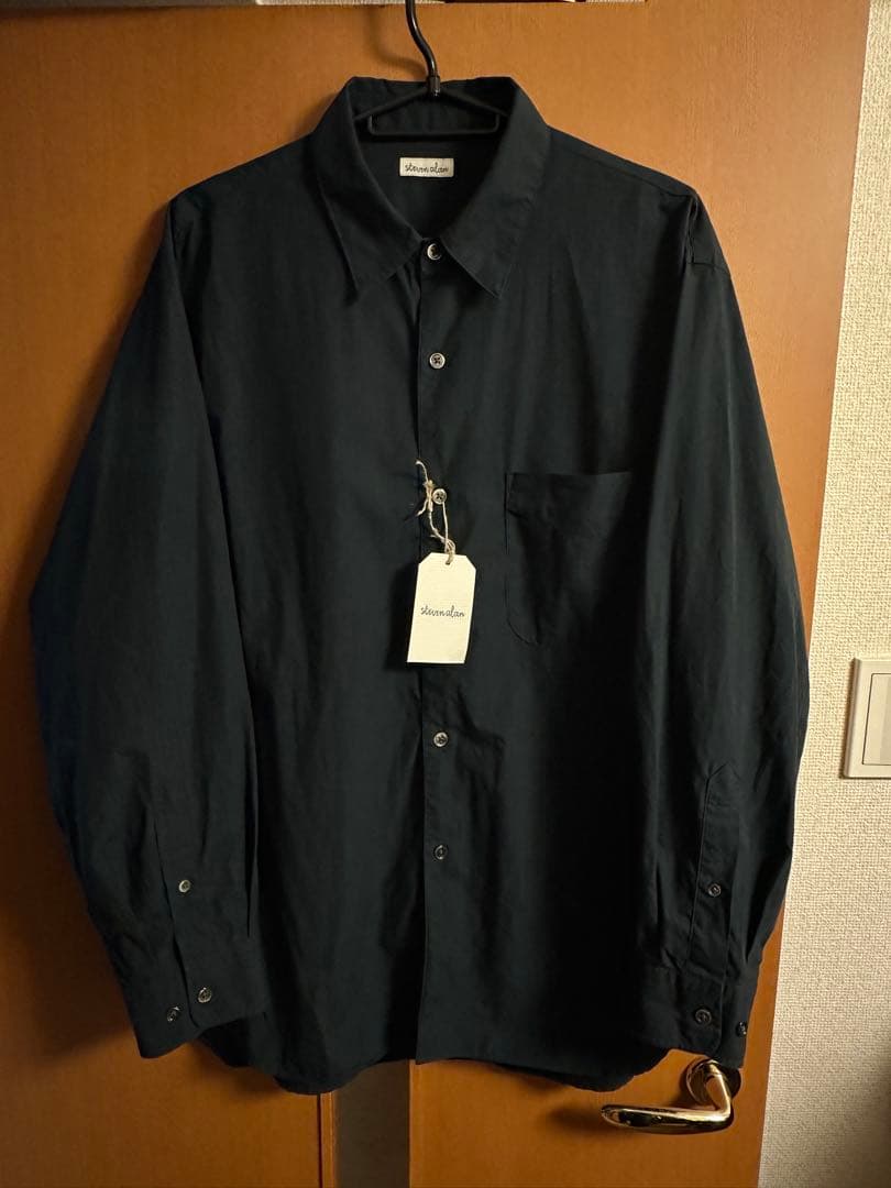 ご*ろ様 steven alan コンパクトヤーン ストライプ シャツ s