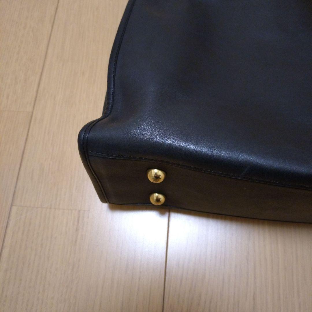 【日本製】SOMES SADDLE オールレザートートバッグ　ブラック