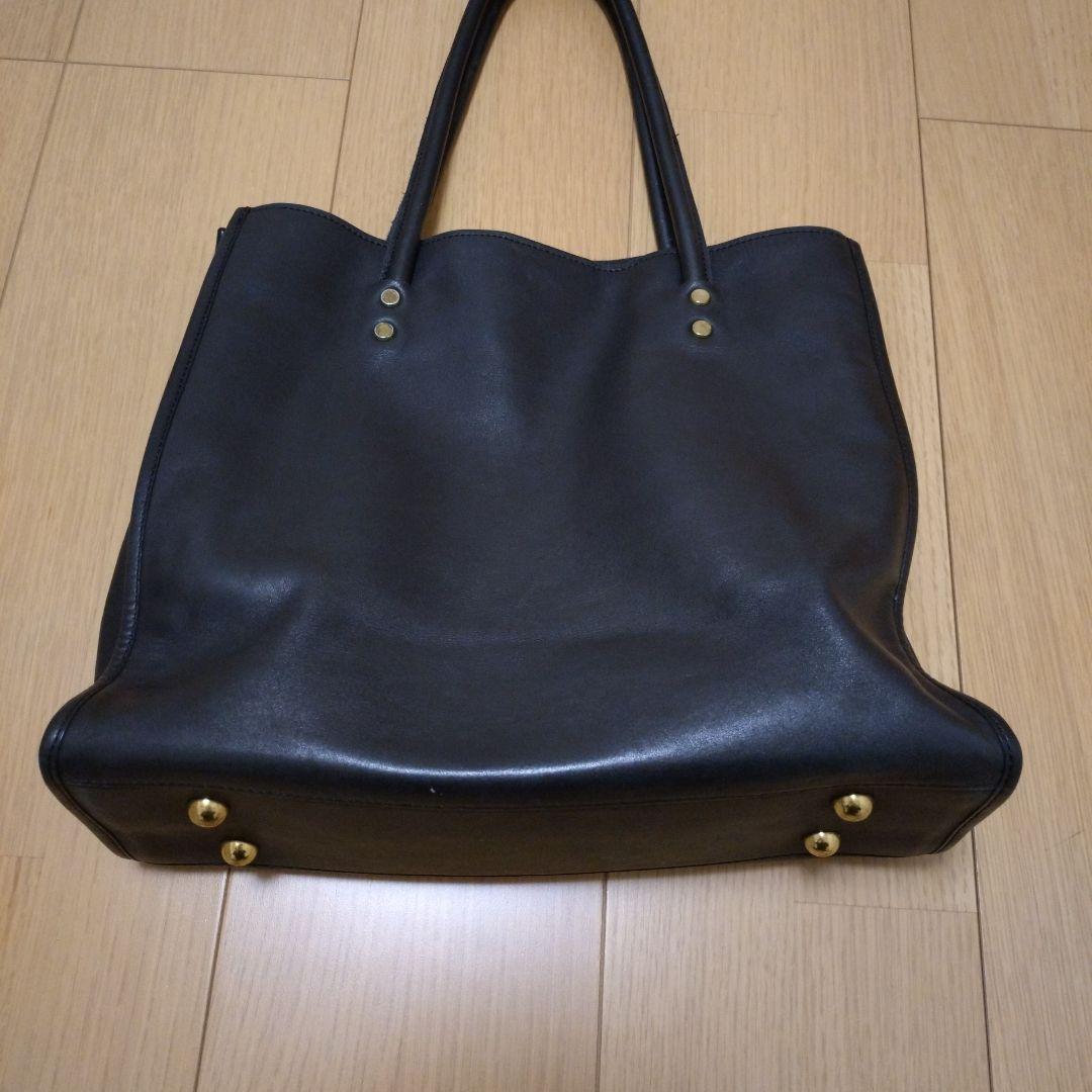 【日本製】SOMES SADDLE オールレザートートバッグ　ブラック
