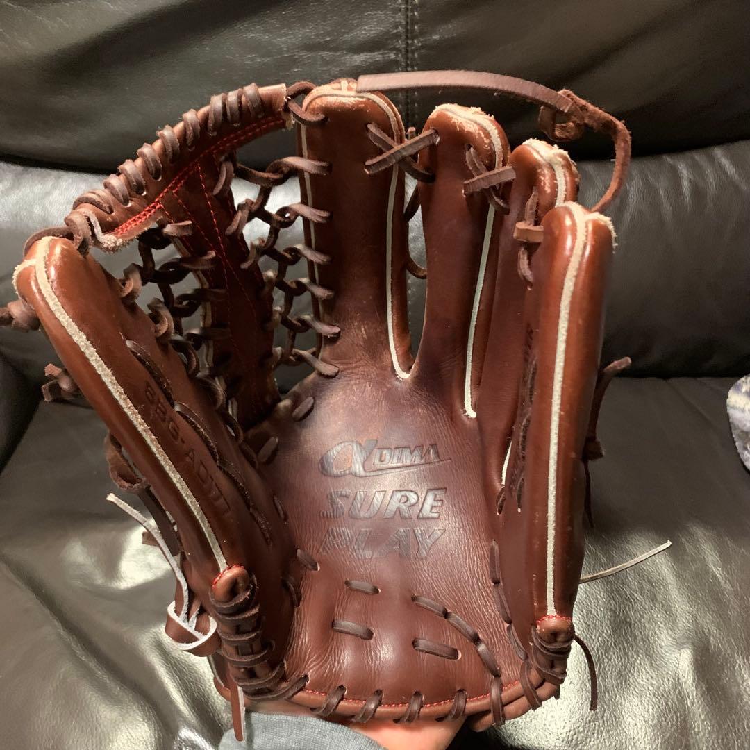 シュアプレイ　軟式外野手用グローブ