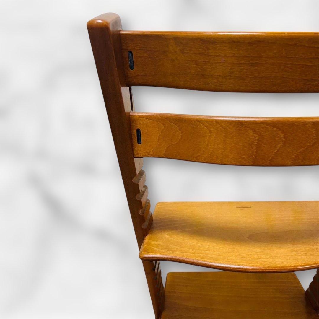 【美品】ストッケ シリアルNo3 ナチュラルハイチェア