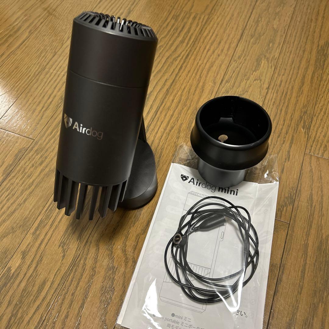 Airdog mini 空気清浄機 ブラック美品 車でもデスクでも！作動OK