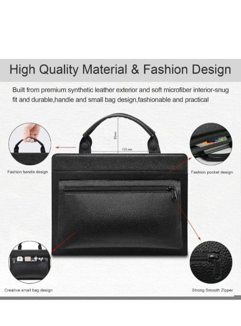 PCケース　保護ケースカバー　一点もの　ブラック　ビジネスに最適