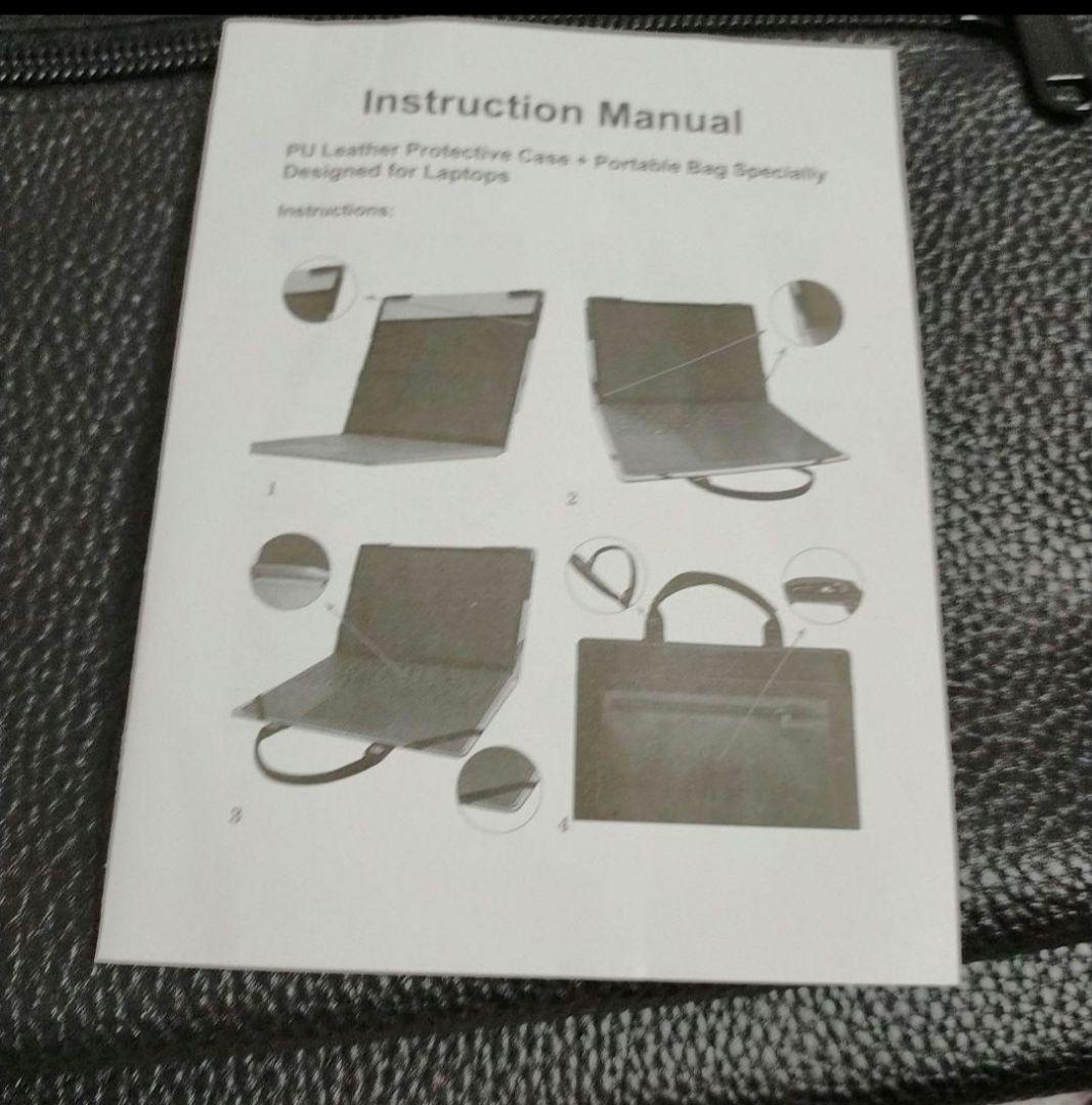 PCケース　保護ケースカバー　一点もの　ブラック　ビジネスに最適