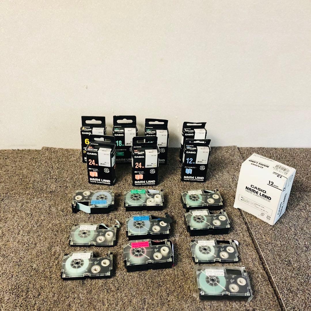 F95まとめ売り！カシオ ラベルライター ネームランド スタンダードテープ