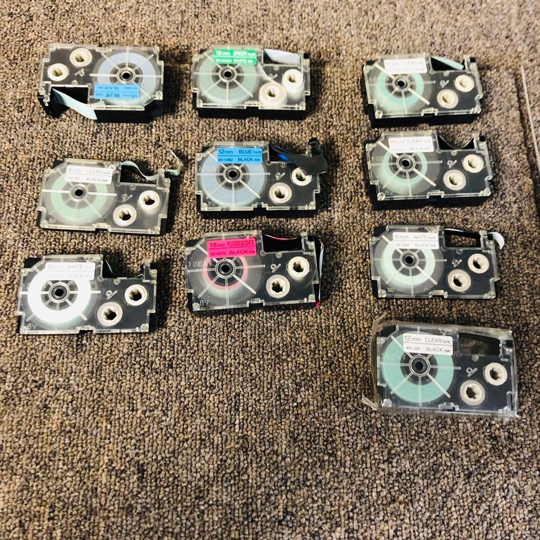 F95まとめ売り！カシオ ラベルライター ネームランド スタンダードテープ