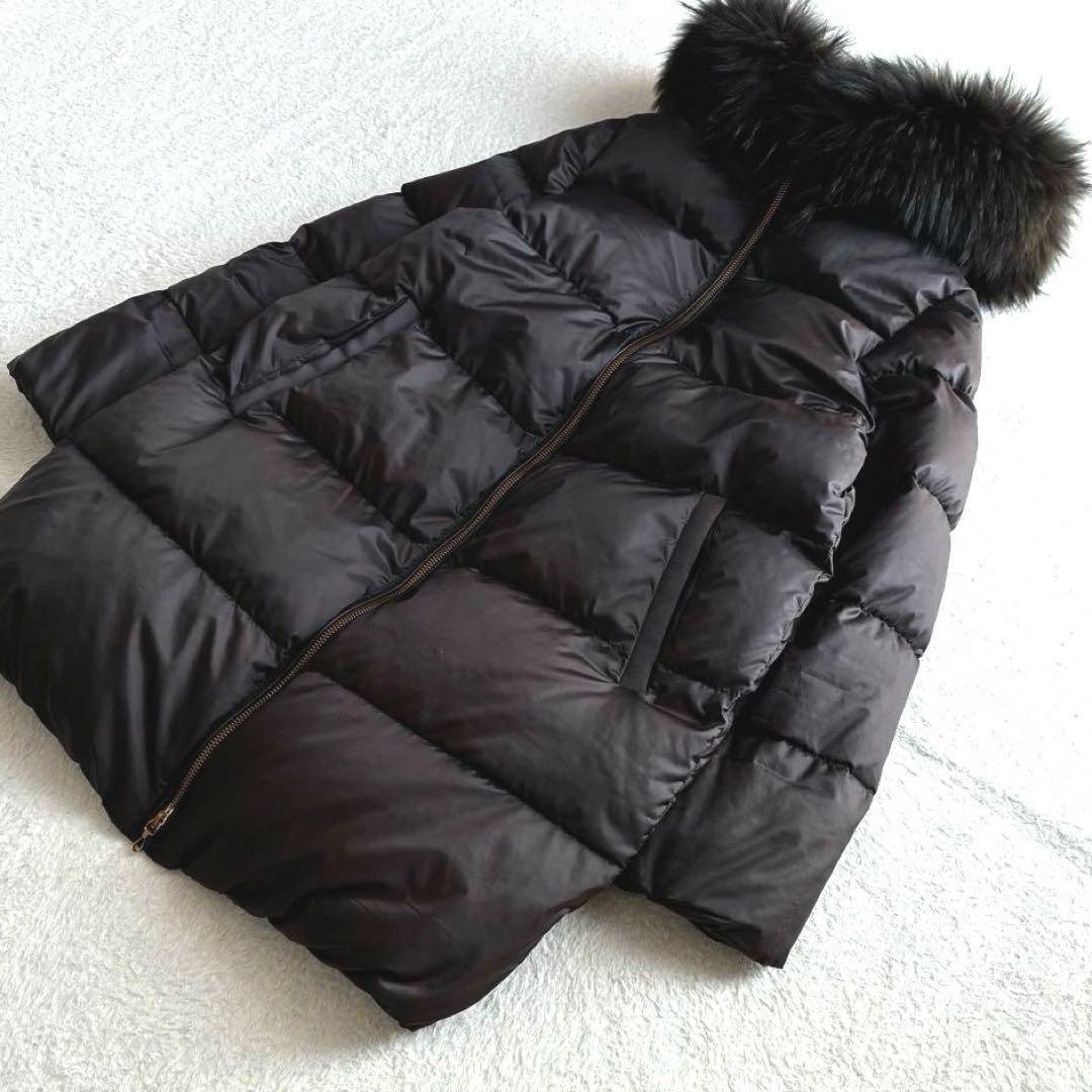 ナノユニバース 西川ダウン ダウンコート 38 クリーニング済 ダウンジャケット