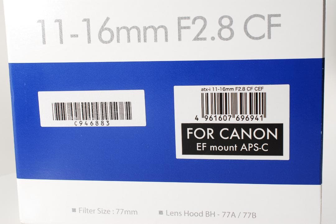 レンズ(ズーム) Tokina atx-i 11-16mm F2.8 CF Canon EF