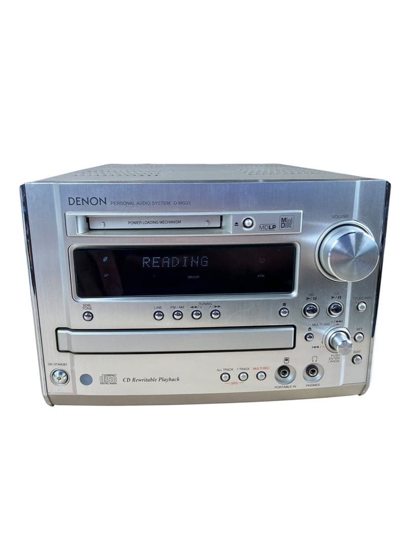 DENON デノン D-MG33 CD/MDミニコンポ MDデッキ ステレオ