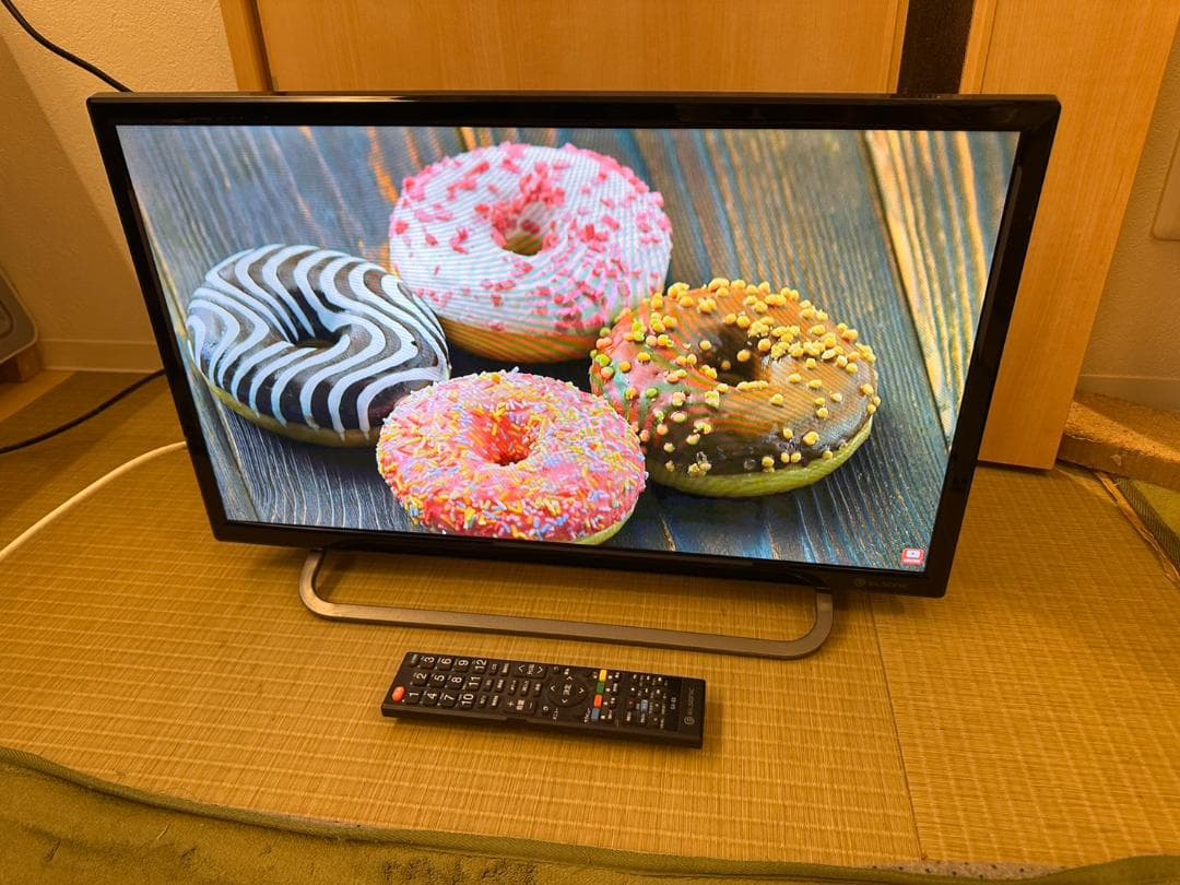 録画可！ELSONIC 24型　500GB内蔵　テレビ　2020年製　美品！