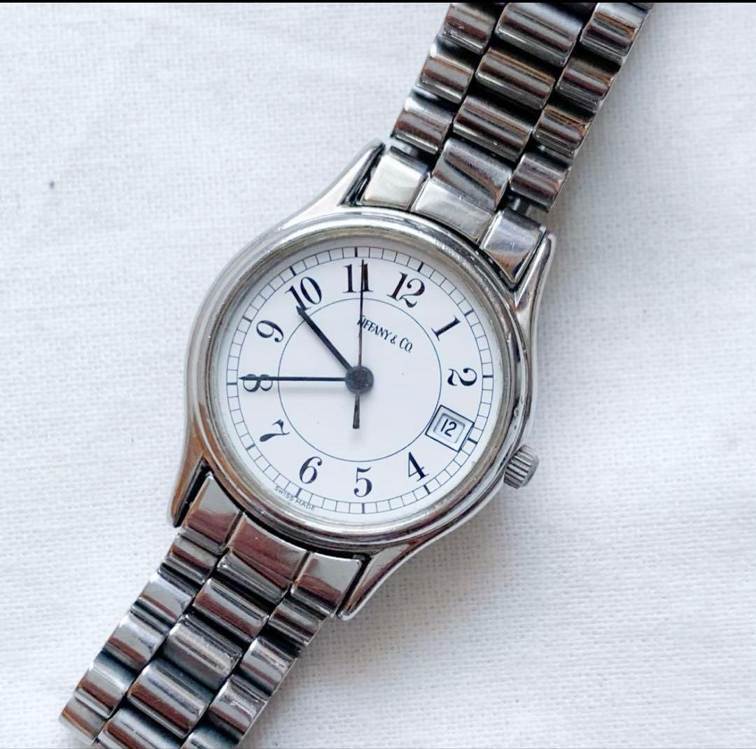 Tiffany & Co. シルバー アナログ時計