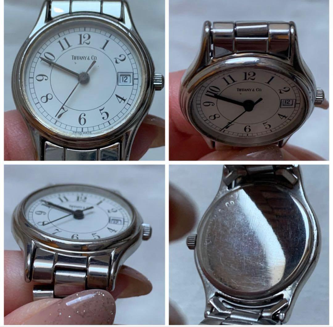 Tiffany & Co. シルバー アナログ時計