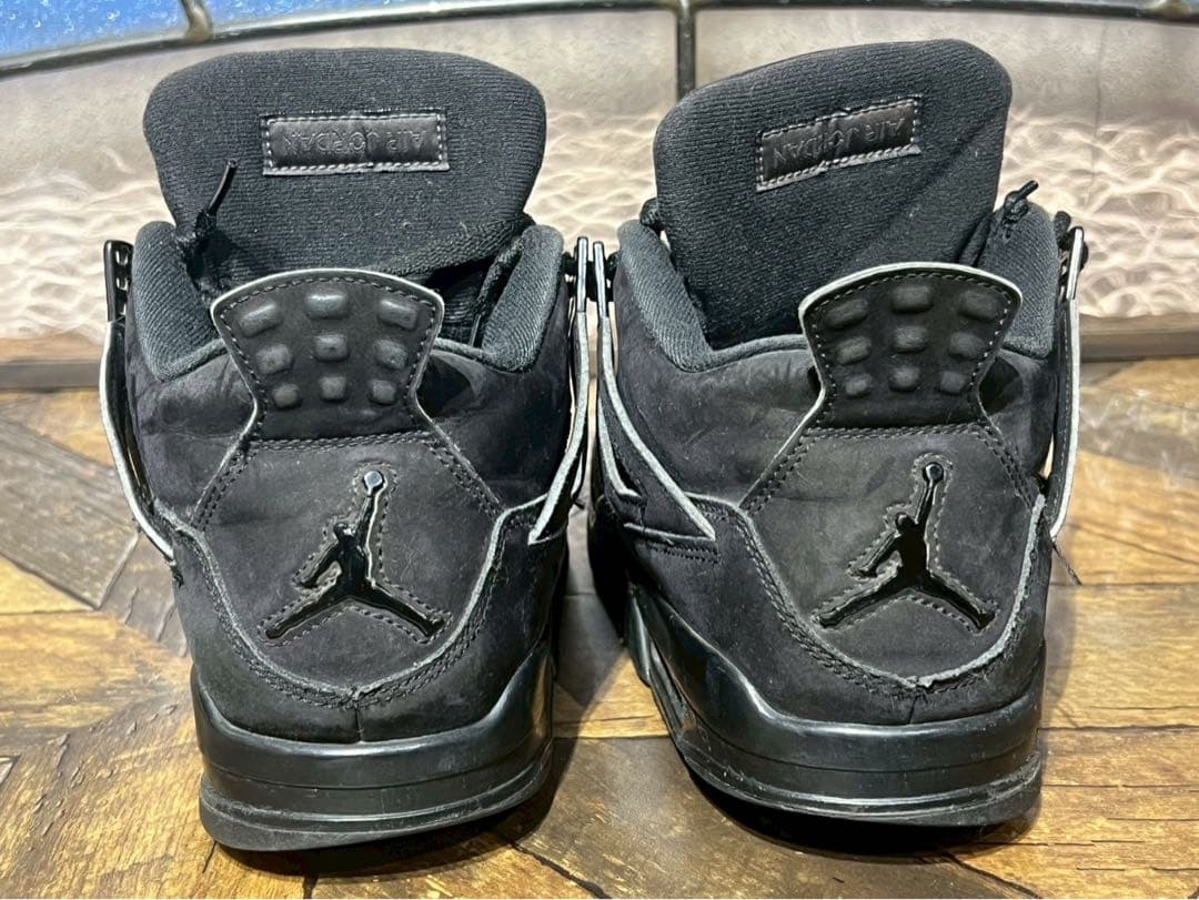 m*5様 希少 NIKE ナイキ エアジョーダン4 ブラックキャット スニーカー