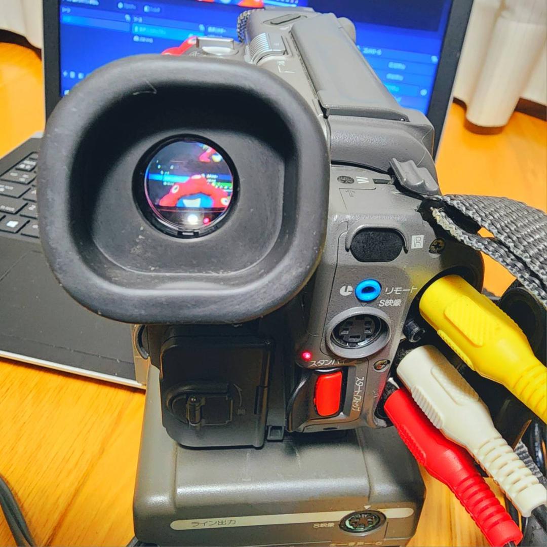 【動作確認済】SONY 高画質 Hi8 ビデオカメラ ステーションセット