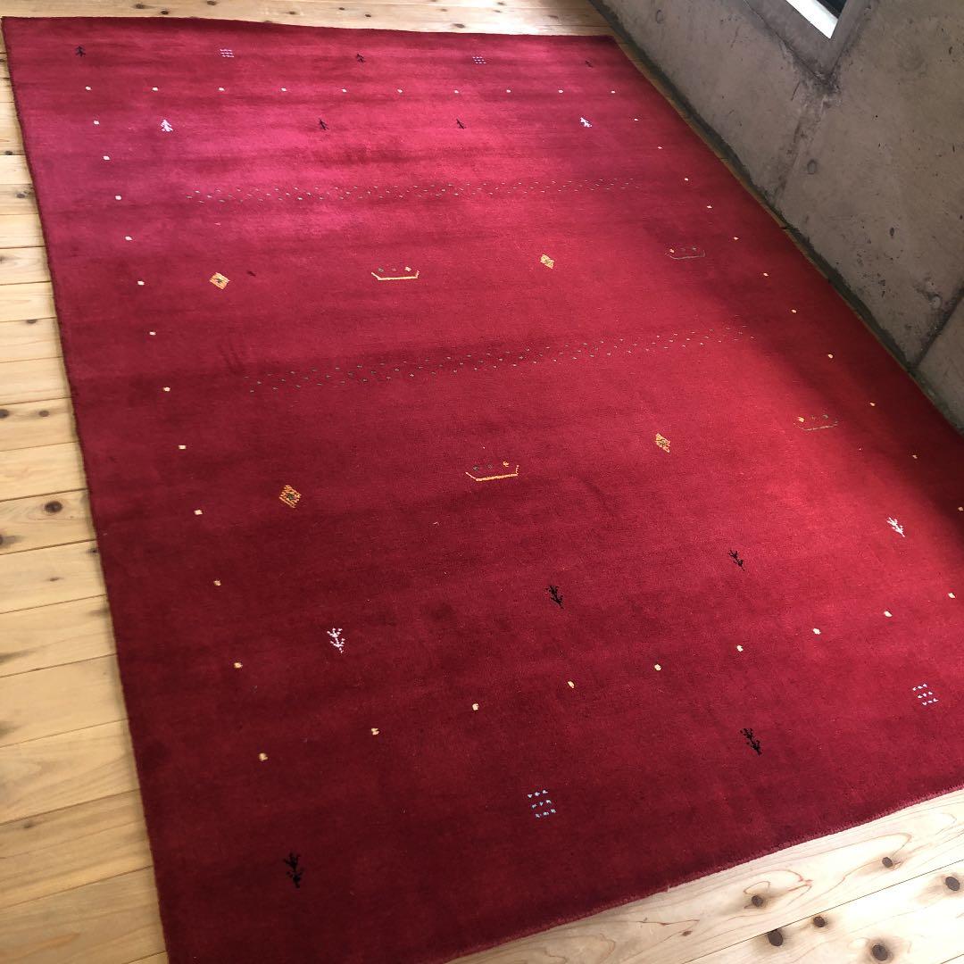 高級ウール使用 ウールギャベ ハンドルームLori 172×243cm