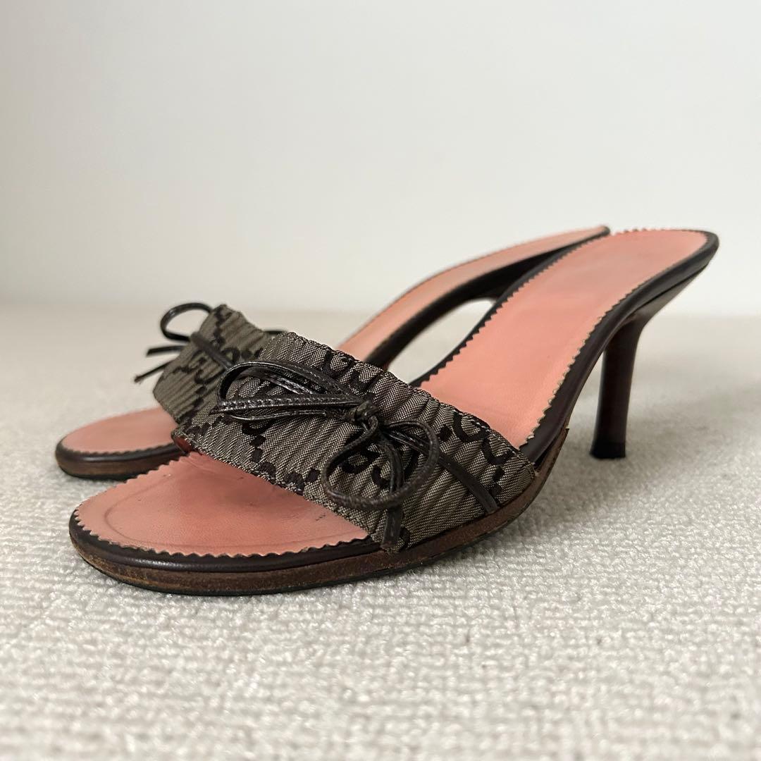 GUCCI グッチ ミュール ヒール GG 23cm 36