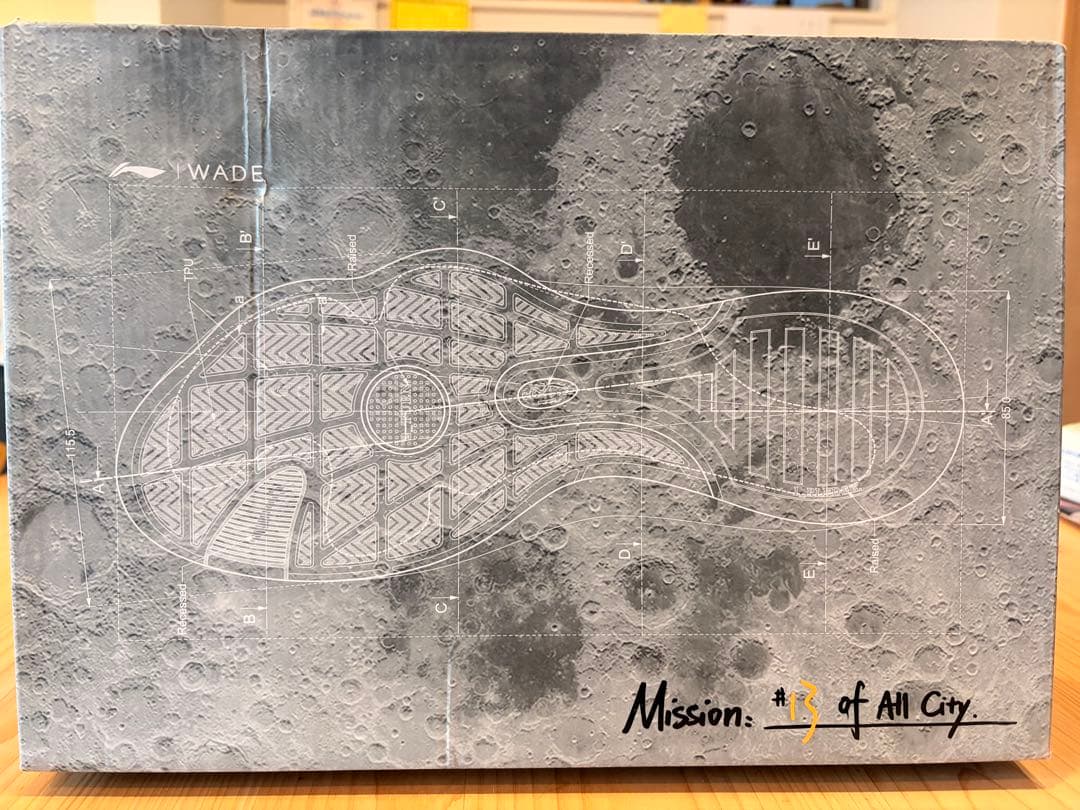 Wade All city 13 オレンジ　US9 26.5