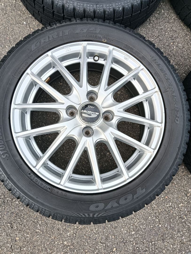 15インチ スタッドレスタイヤホイールセット トーヨー ガリットG5　5.5J