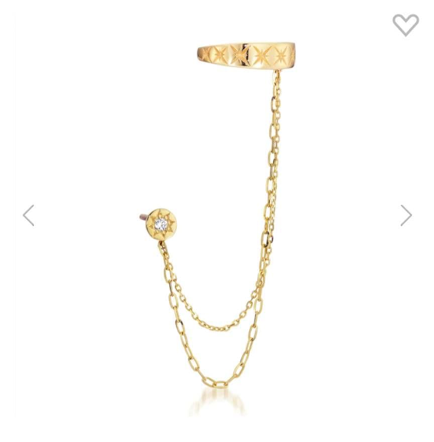 STAR JEWELRY K10 ピアス＆イヤーカフ