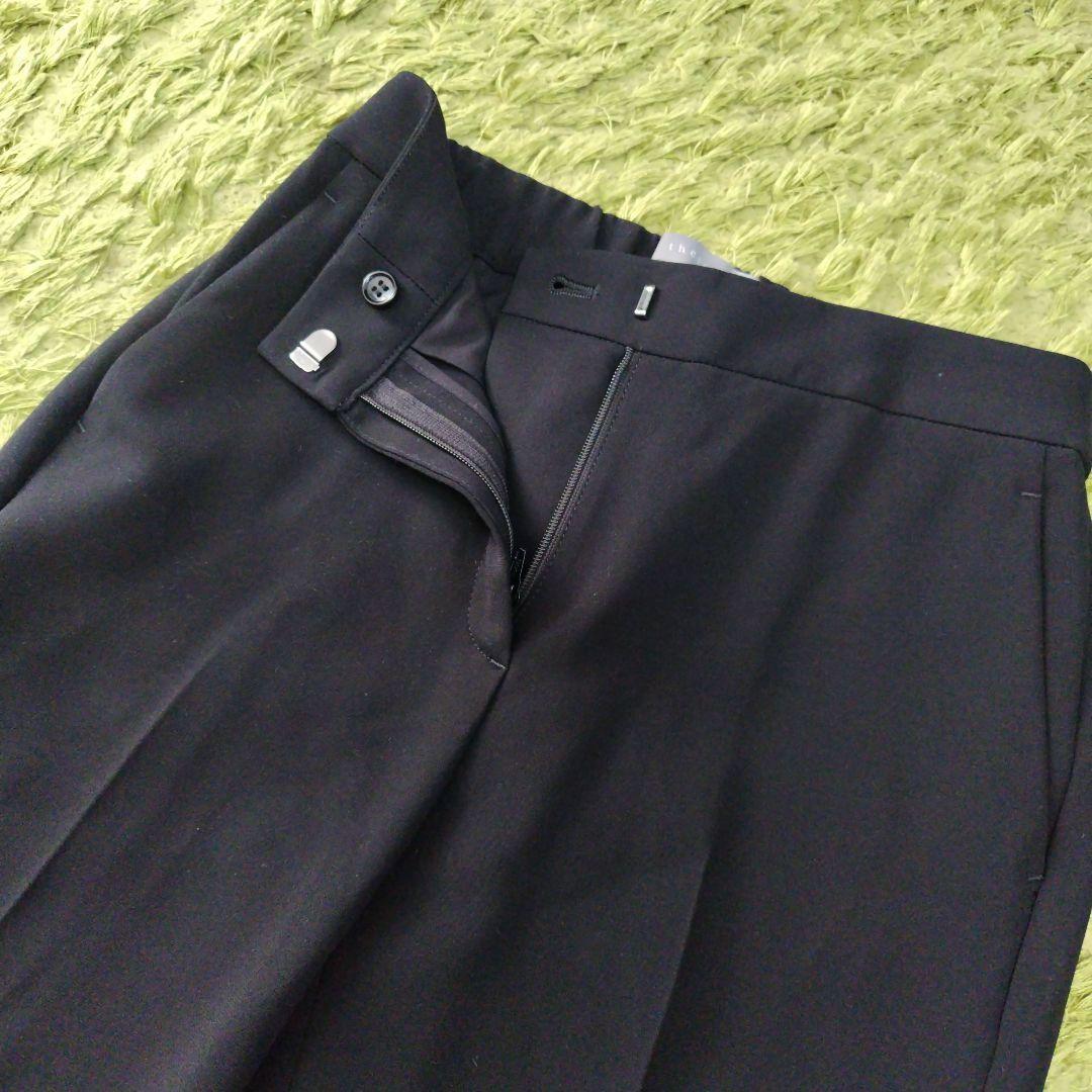 Theory luxe 小さいサイズ ノーカラージャケットパンツ上下セットアップ