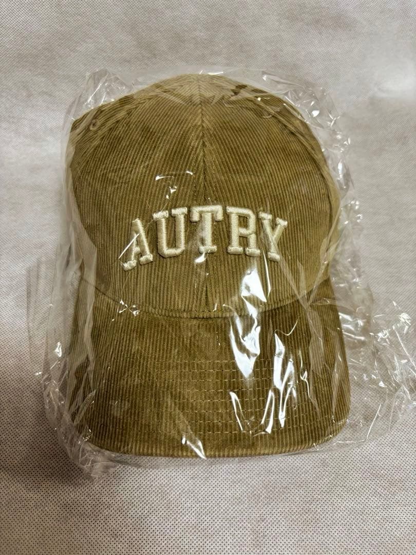 新品【AUTRY/オートリー】 CORDUROY CAP ベージュ