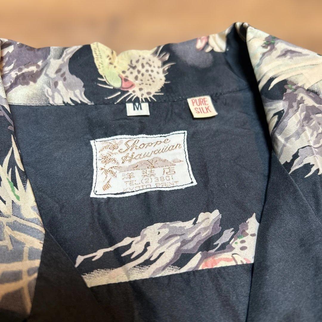 SUN SURF サンサーフ 長袖アロハM スペシャルエディション 笹虎