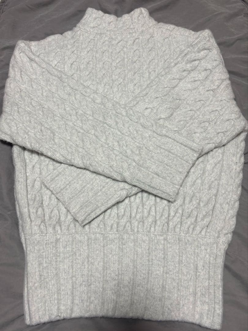 トップス Andmary Heart loose knit gray