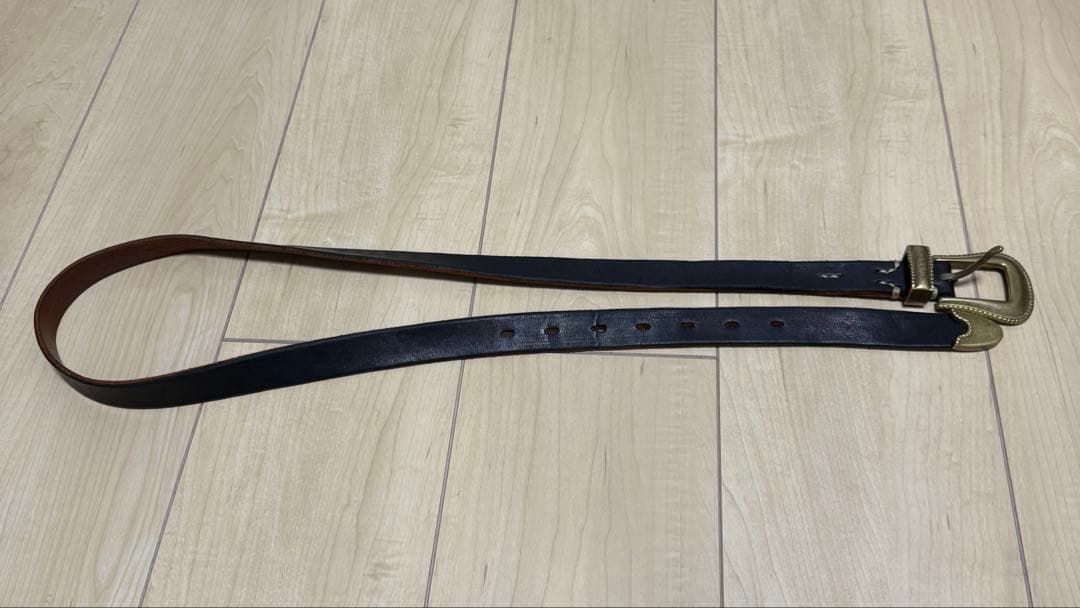 希少　Vintage Works ウェスタンベルトDH5738 真鍮　37/94