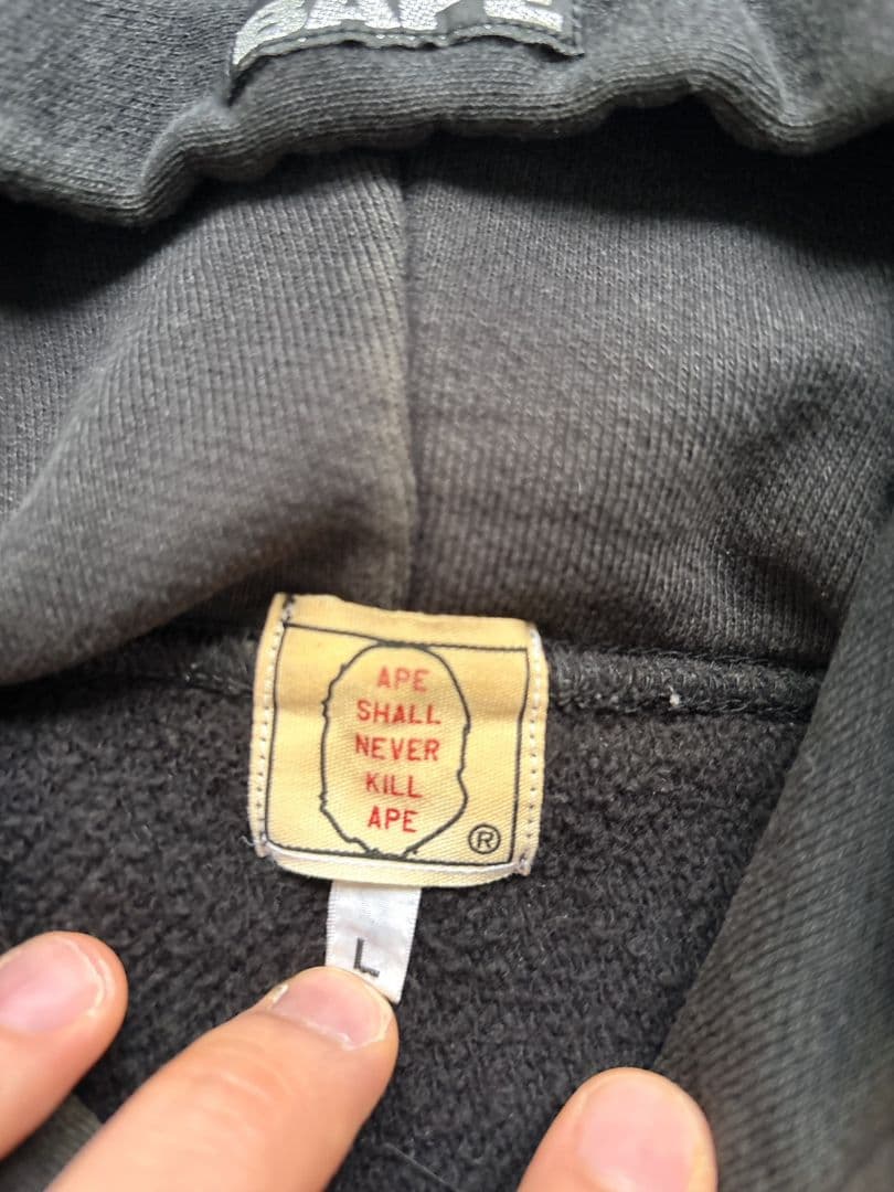 90s-00s A BATHING APE フーディー　パーカー　裏原　エイプ