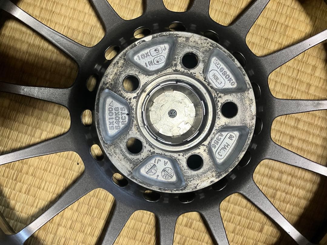 18インチホイールセット ENKEI RC-T5 Rydanz 255/35z