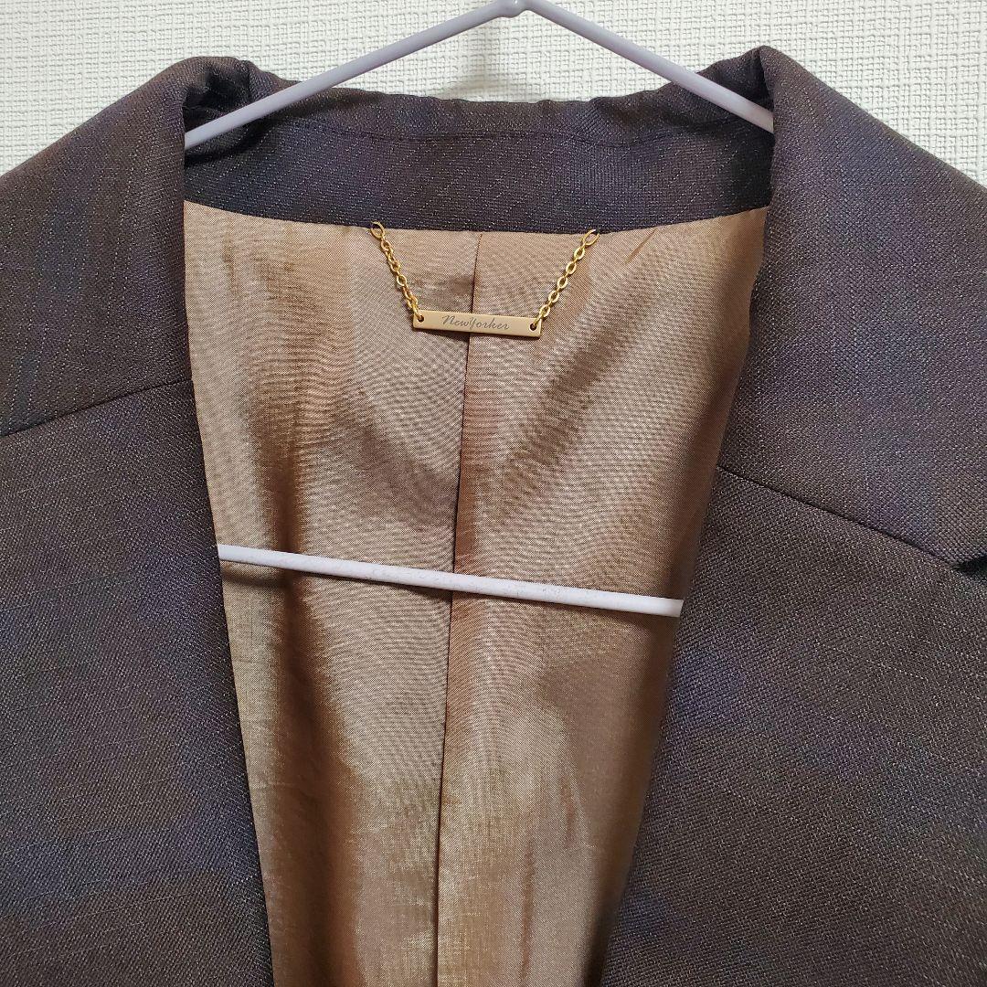 【新品未使用】【大きいサイズ】【高級感✨】ニューヨーカー　スーツ　上下セット