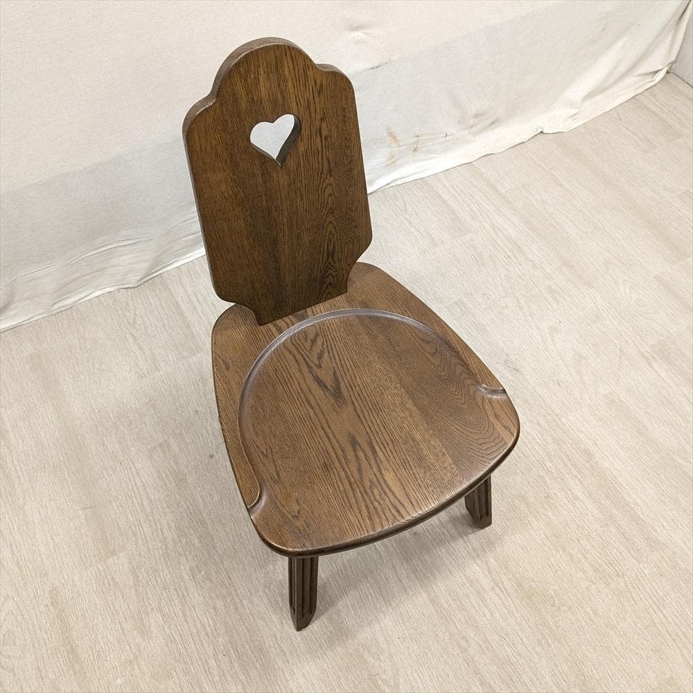 美品　山室家具製作所　旭川家具　エスポアール　楢 ナラ材　椅子　イス　チェア