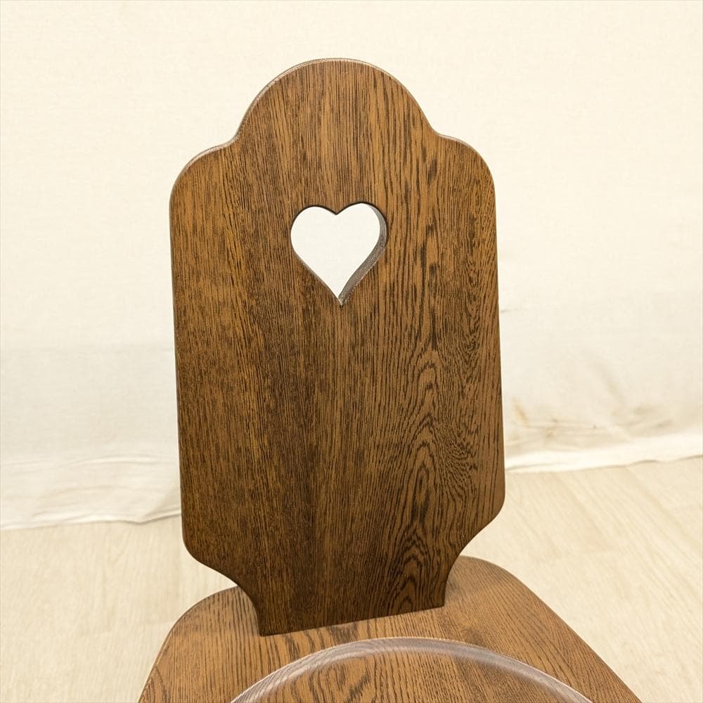 美品　山室家具製作所　旭川家具　エスポアール　楢 ナラ材　椅子　イス　チェア