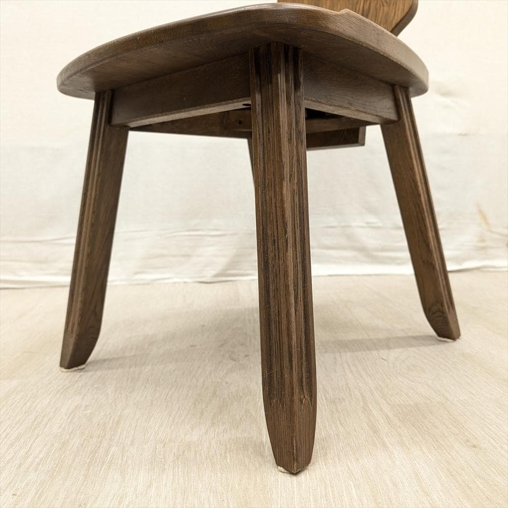 美品　山室家具製作所　旭川家具　エスポアール　楢 ナラ材　椅子　イス　チェア